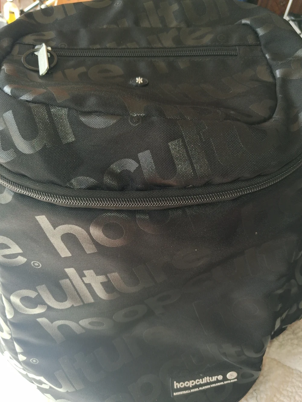 Hoop Culture Lumino Zeitgeist Reflective Basketball Backpack Black